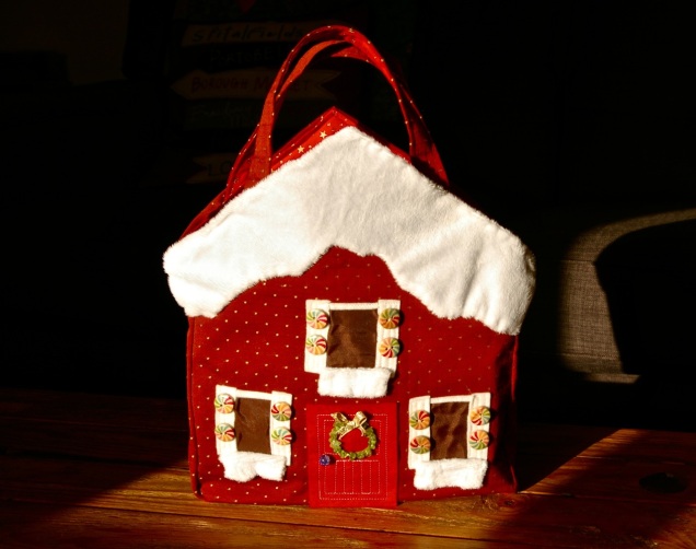gingerbread house handbag